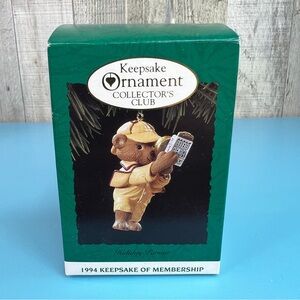 Hallmark Keepsake Ornament 1994 Keepsake Of Membership Holiday Pursuit Handcraft
